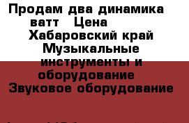 Продам два динамика 300ватт › Цена ­ 1 500 - Хабаровский край Музыкальные инструменты и оборудование » Звуковое оборудование   